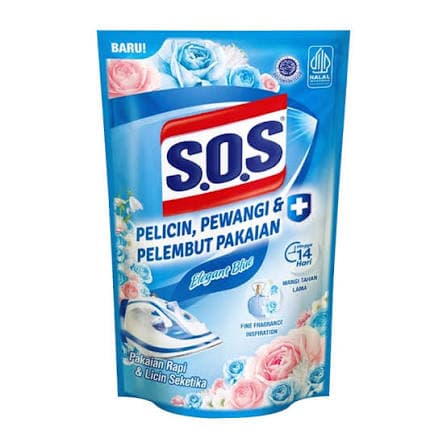 Sos Pelicin Pewangi Pelembut Pakaian Elegant Blue 300 ml – 1