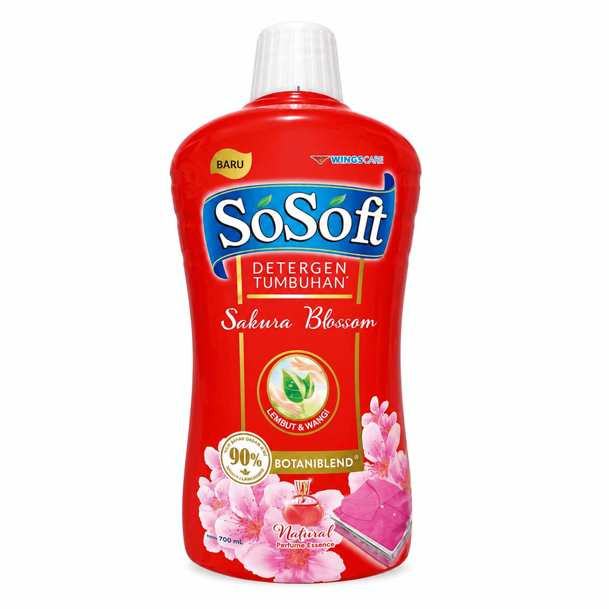 So Soft Deterjen Cair Sakura Blossom Botol 700 ml – 1