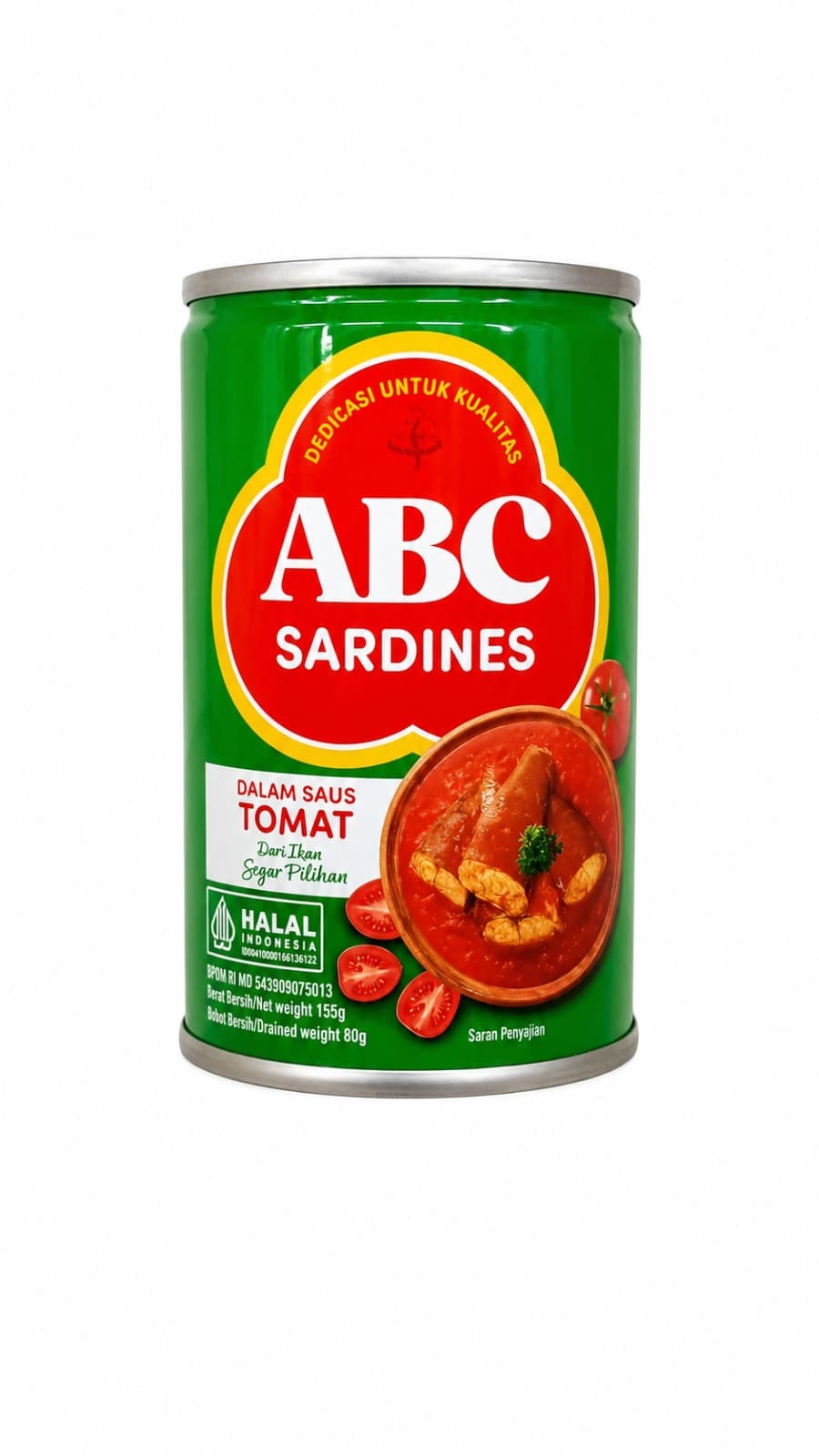 Abc Sarden Tomat 155 gr – 1