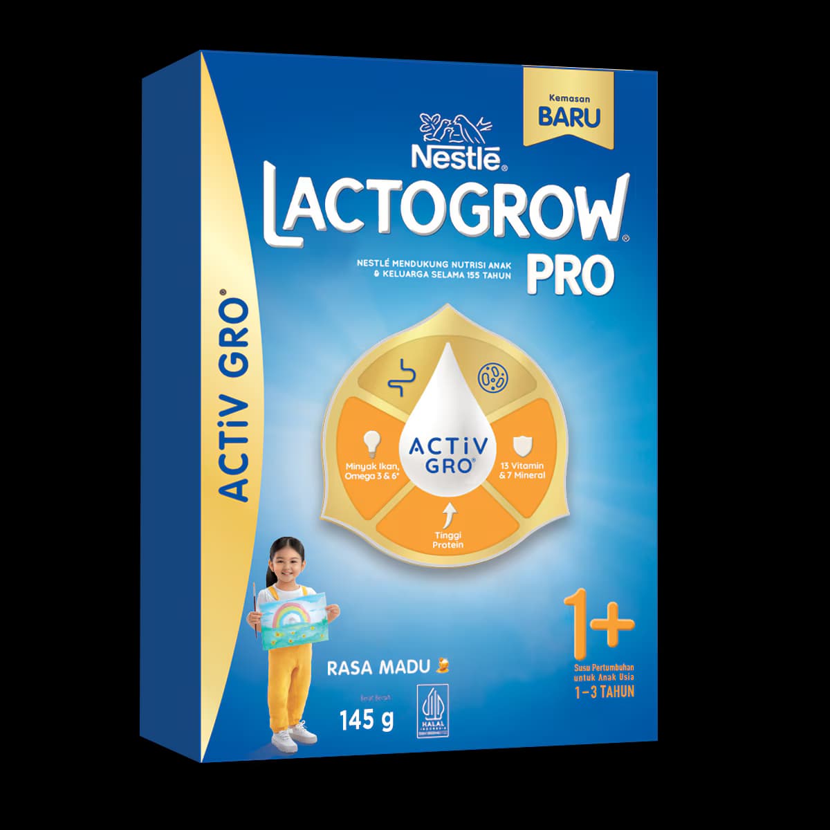 Lactogrow Pro Tahap 1+ Madu 145 gr – 1