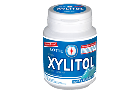 Lotte Xylitol Permen Karet Fresh Mint 55 gr – 2