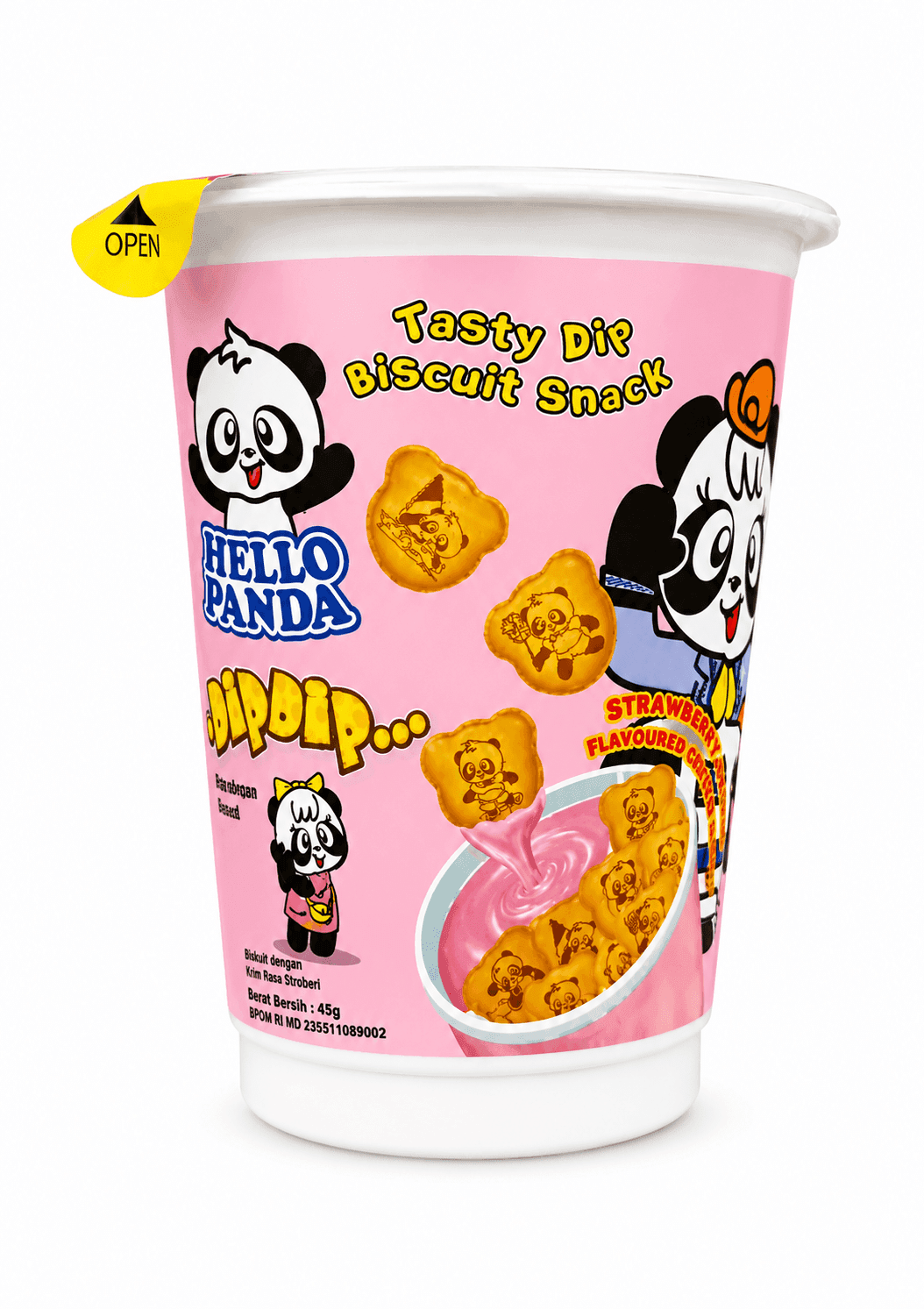 Hello Panda Dip Strawberry – 1