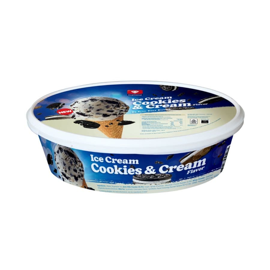 Diamond Ice Cream Cookies Cream 700 ml – 1