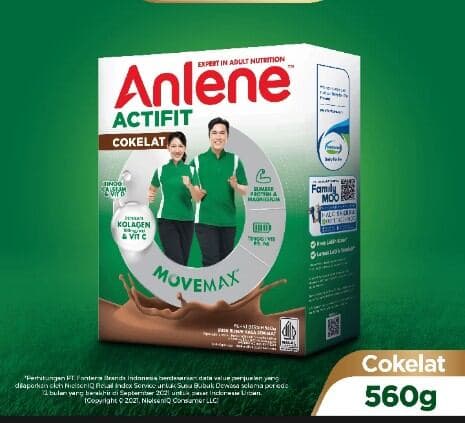 Anlene Actifit Movemax Cokelat 560 gr – 1