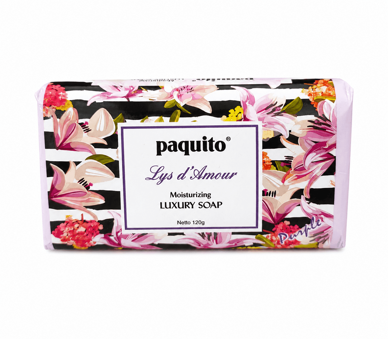 Paquito Sabun Batang Luxury Lys D Amor Ungu 120 gr – 1