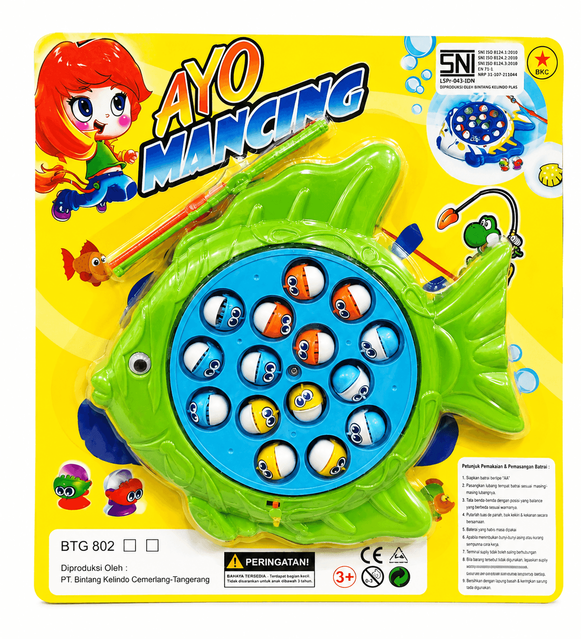Ayo Mancing Set Mainan Baterai Btg 802 – 1