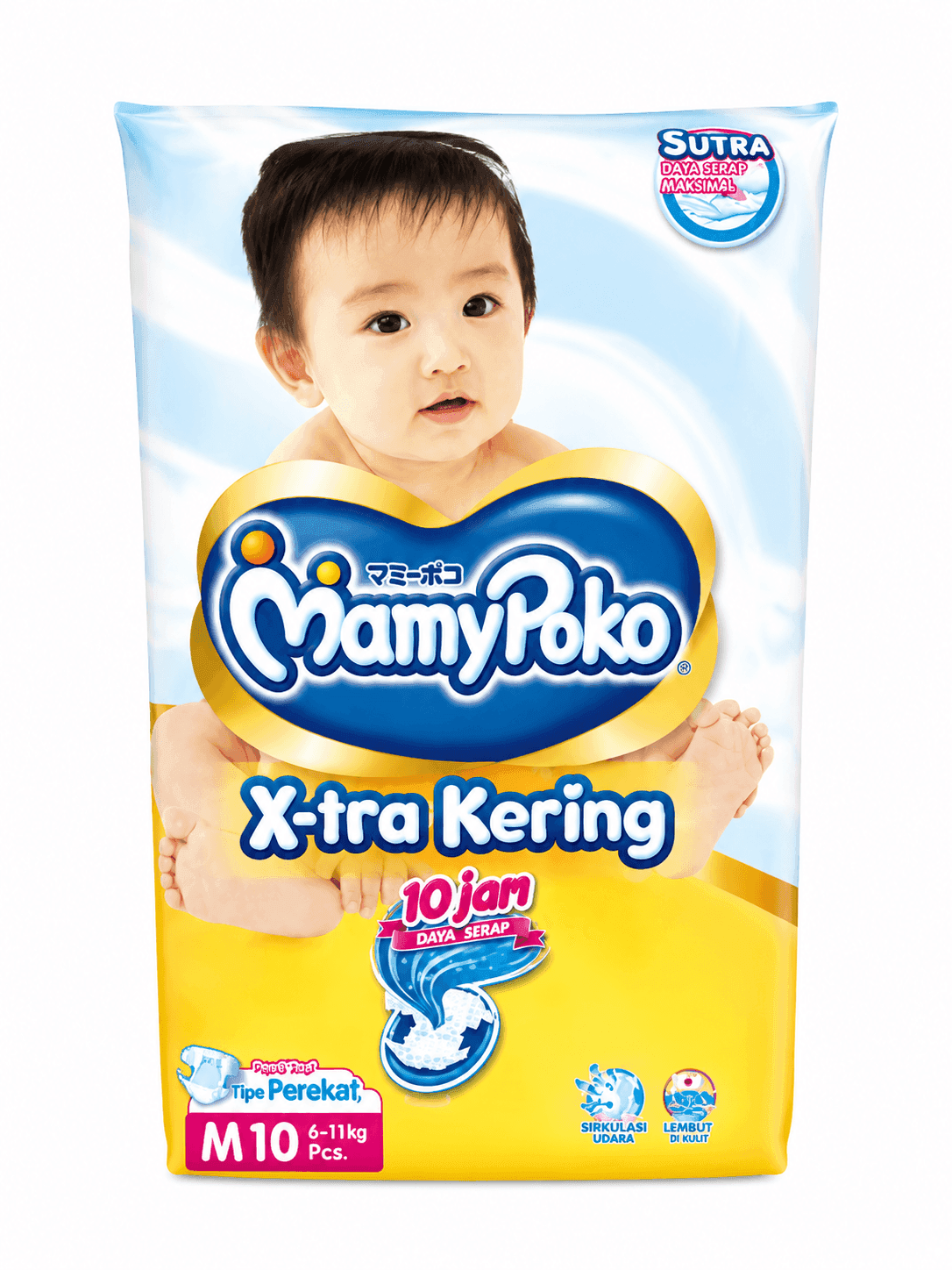 Mamy Poko Popok Perekat Standar M (Isi 10) – 1