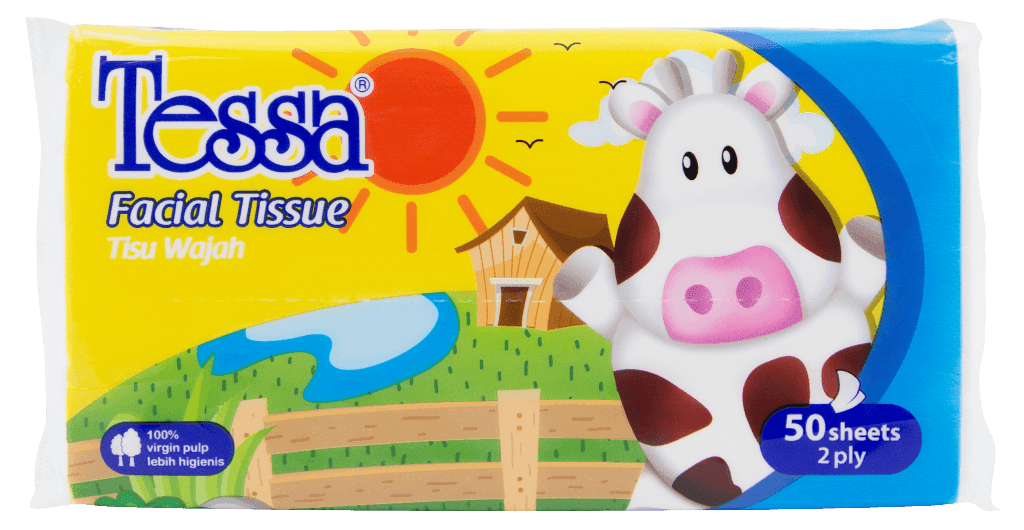 Tessa Tissue Wajah Travel 50 lembar – 2