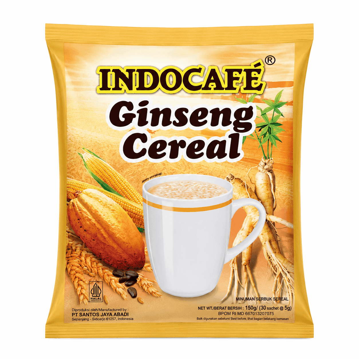 Indocafe Ginseng Cereal Bundle 5 Sachet 125 gr – 1