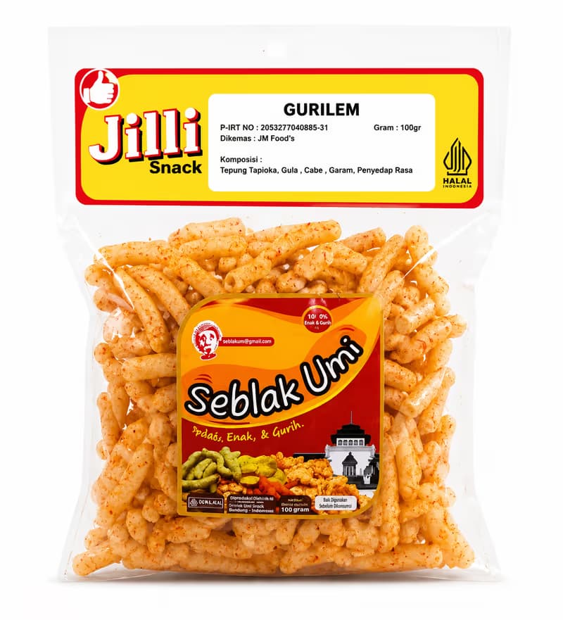 Umi Seublak Gurilem Pedas 100 gr – 1