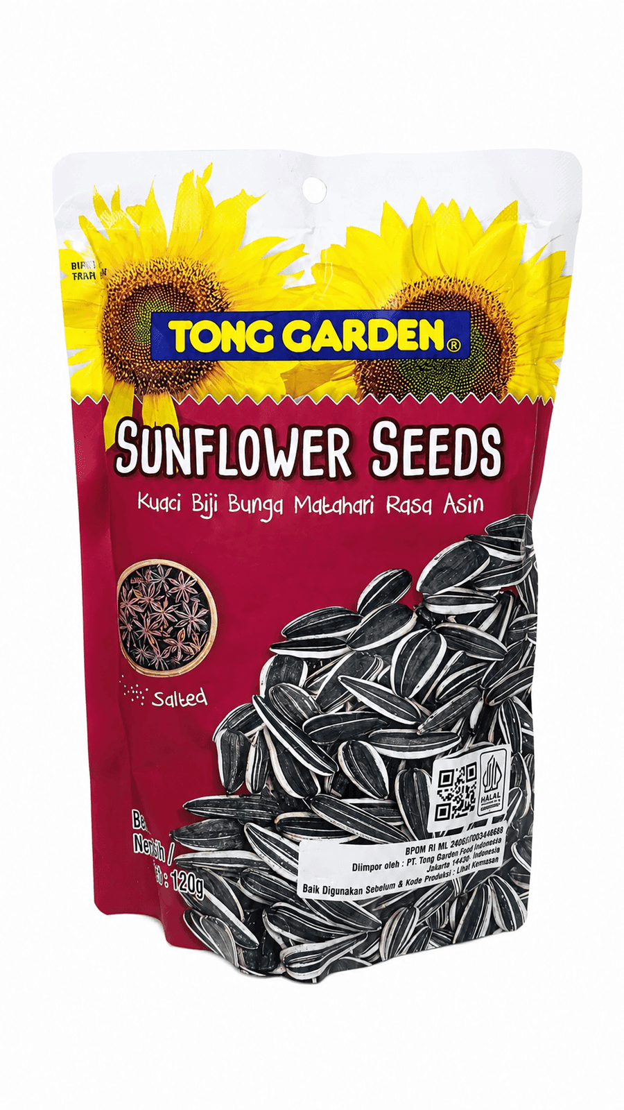 Tong Garden Kuaci Biji Bunga Matahari Rasa Asin 130 gr – 1