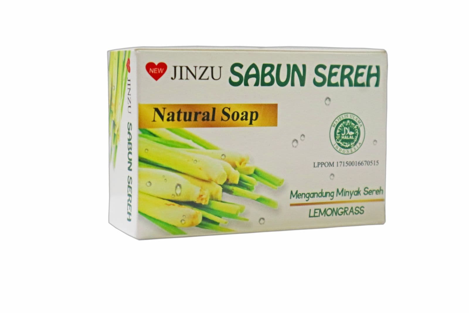 Jinzu Sabun Sereh dengan Citronella 130 gr – 1