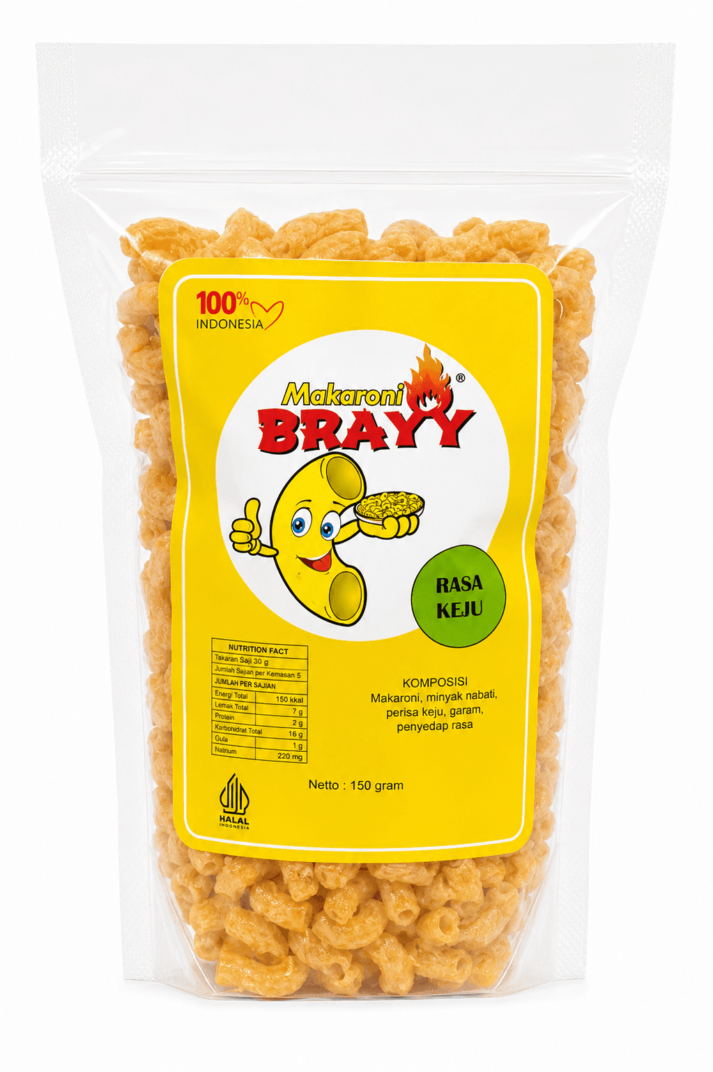 Brayy Makaroni Keju 110 gr – 1