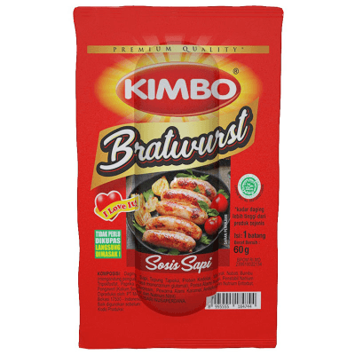 Kimbo Sosis Mini Bratwurst Original 60 gr – 2