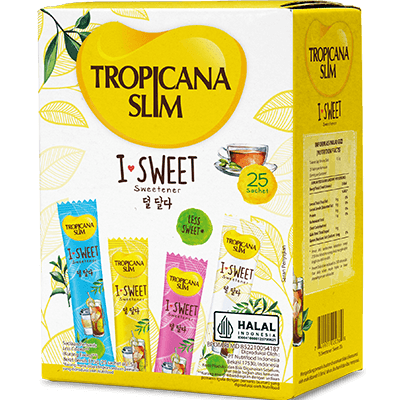 Tropicana Slim I-Sweet Sweetener 2,5 gr x 25 Sachet – 1