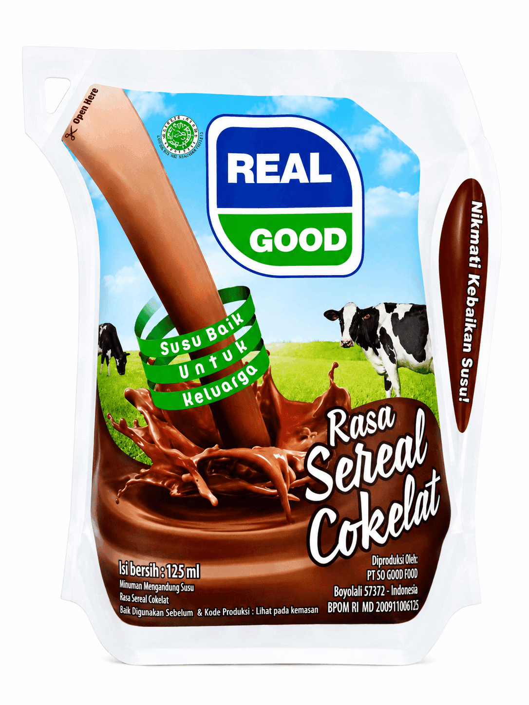 Real Good Susu Uht Cokelat 125 ml – 1