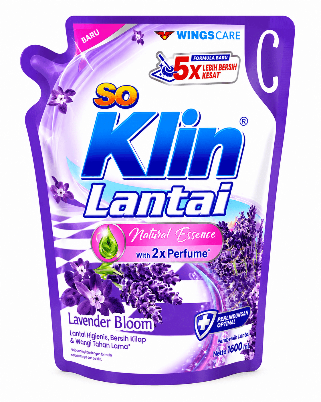 Soklin Pembersih Lantai Ungu Refill 1600 ml – 1