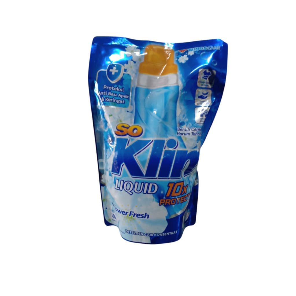 So Klin Liquid Deterjen Anti Bakteri Pouch 720 ml – 1