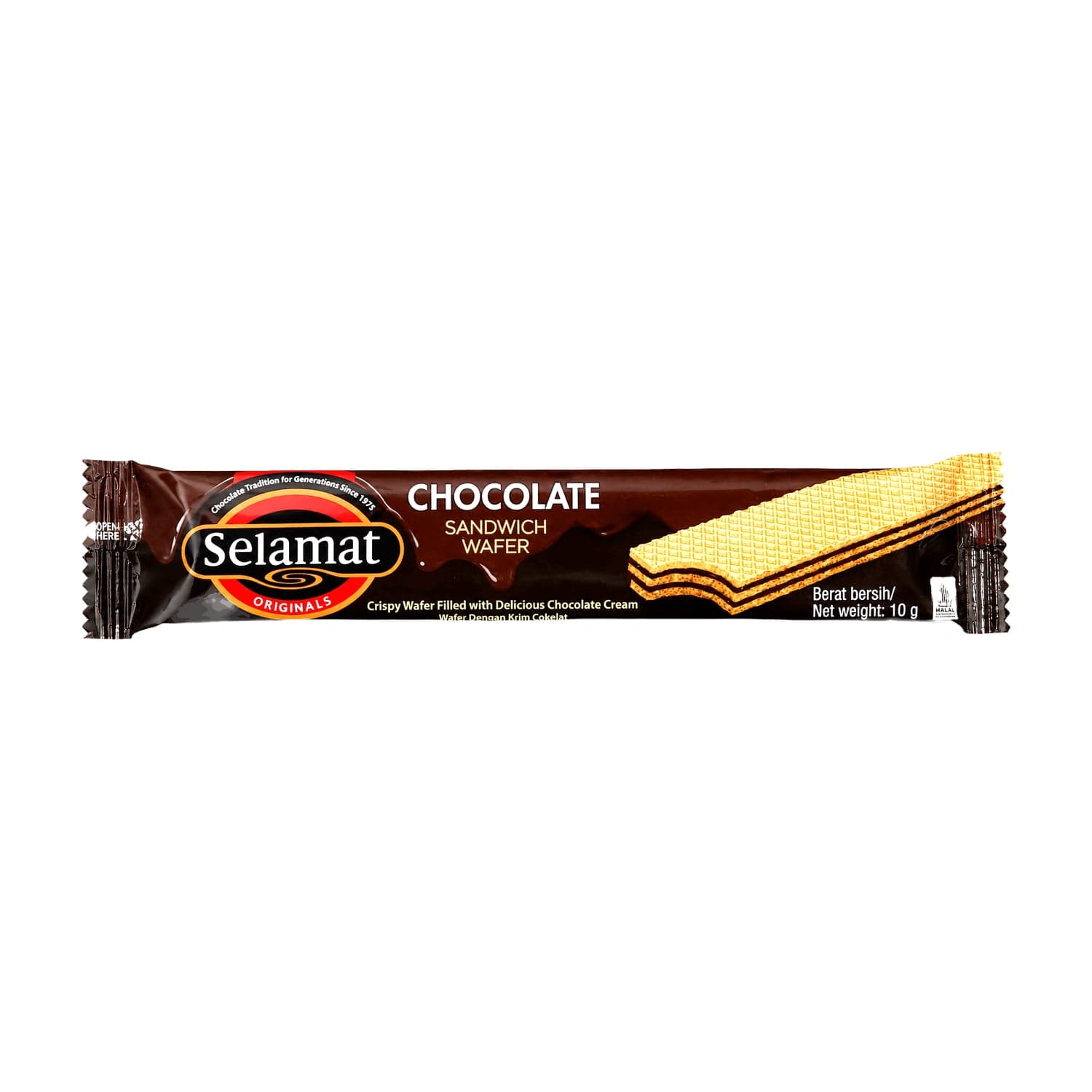 Selamat Wafer Cokelat 10 gr – 1