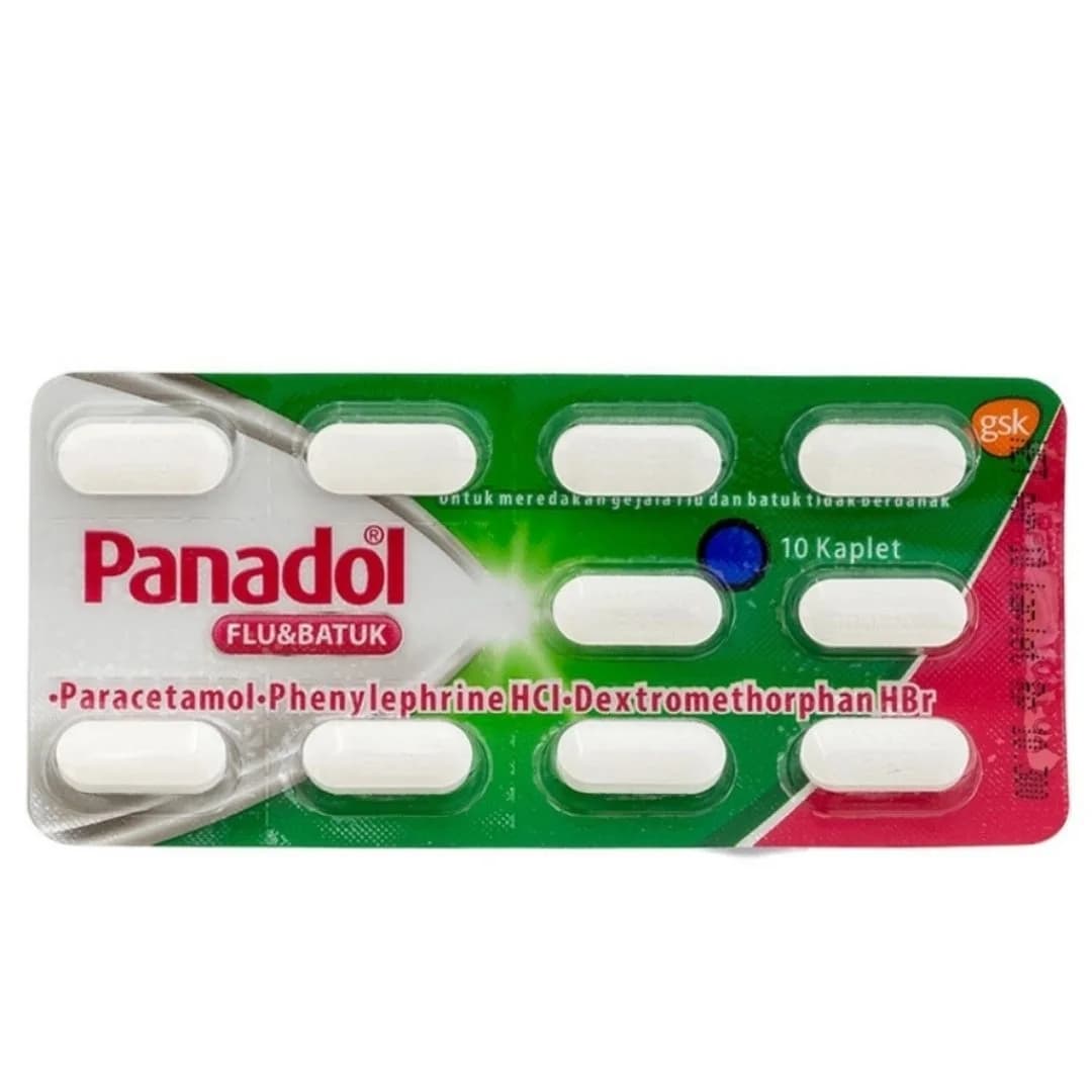 Panadol Flu Batuk 10 Tablet – 1