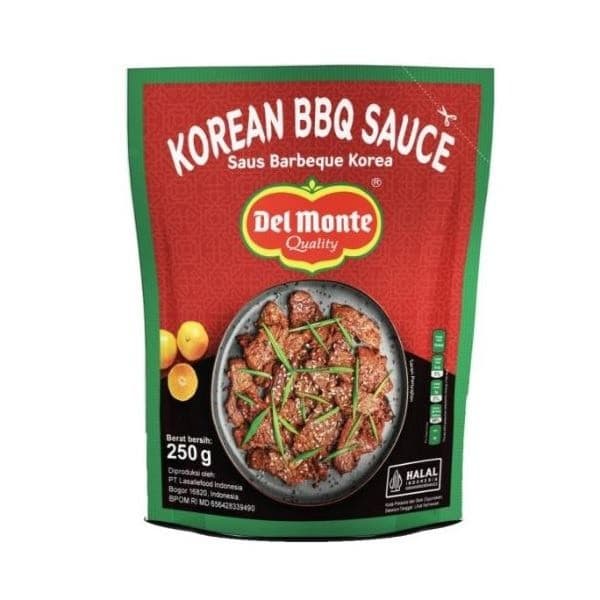 Delmonte Saus Bbq Korea Standar Pouch 250 gr – 1