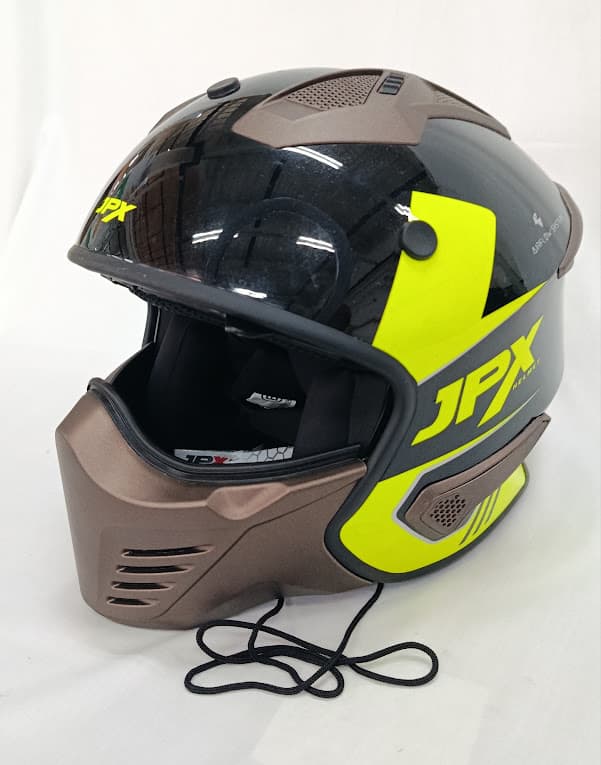 Jpx Helm MX-726-R Solid Black – 1