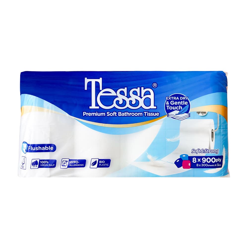 Tessa Tissue Toilet 8 gulung x 300 lembar – 2