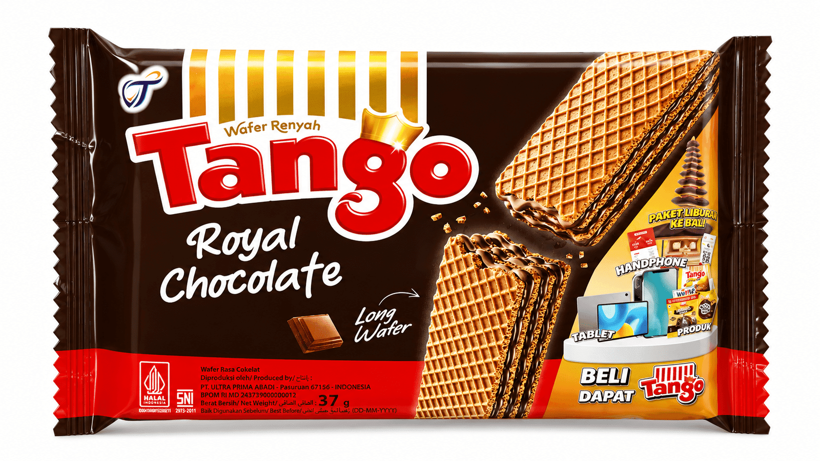 Tango Wafer Cokelat 37 gr – 1
