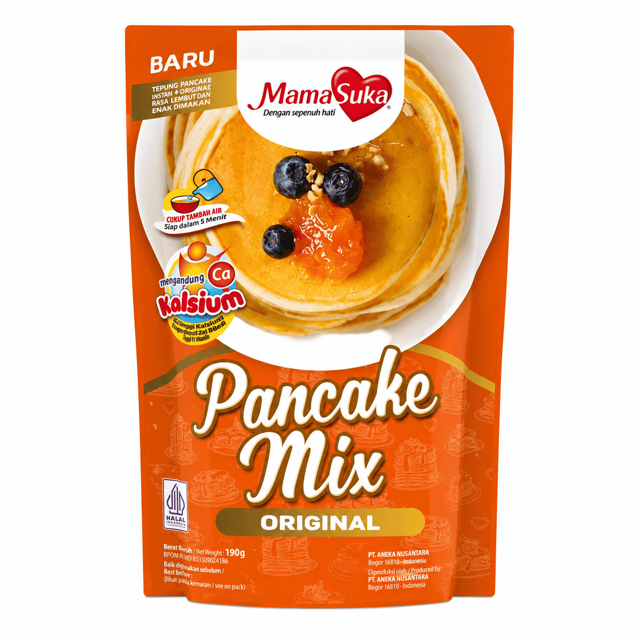 Mama Suka Tepung Pancake Original 190 gr – 1