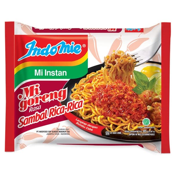 Indomie Mi Goreng Sambal Rica-Rica 85 gr – 1