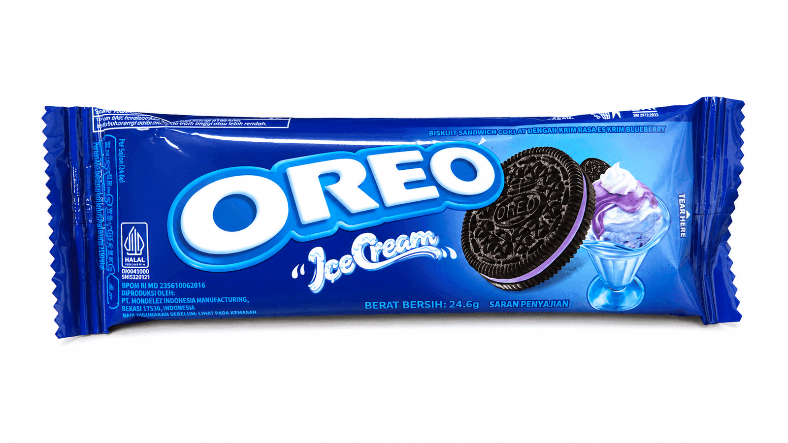 Oreo Biskuit Sandwich Ice Cream 24 gr – 1