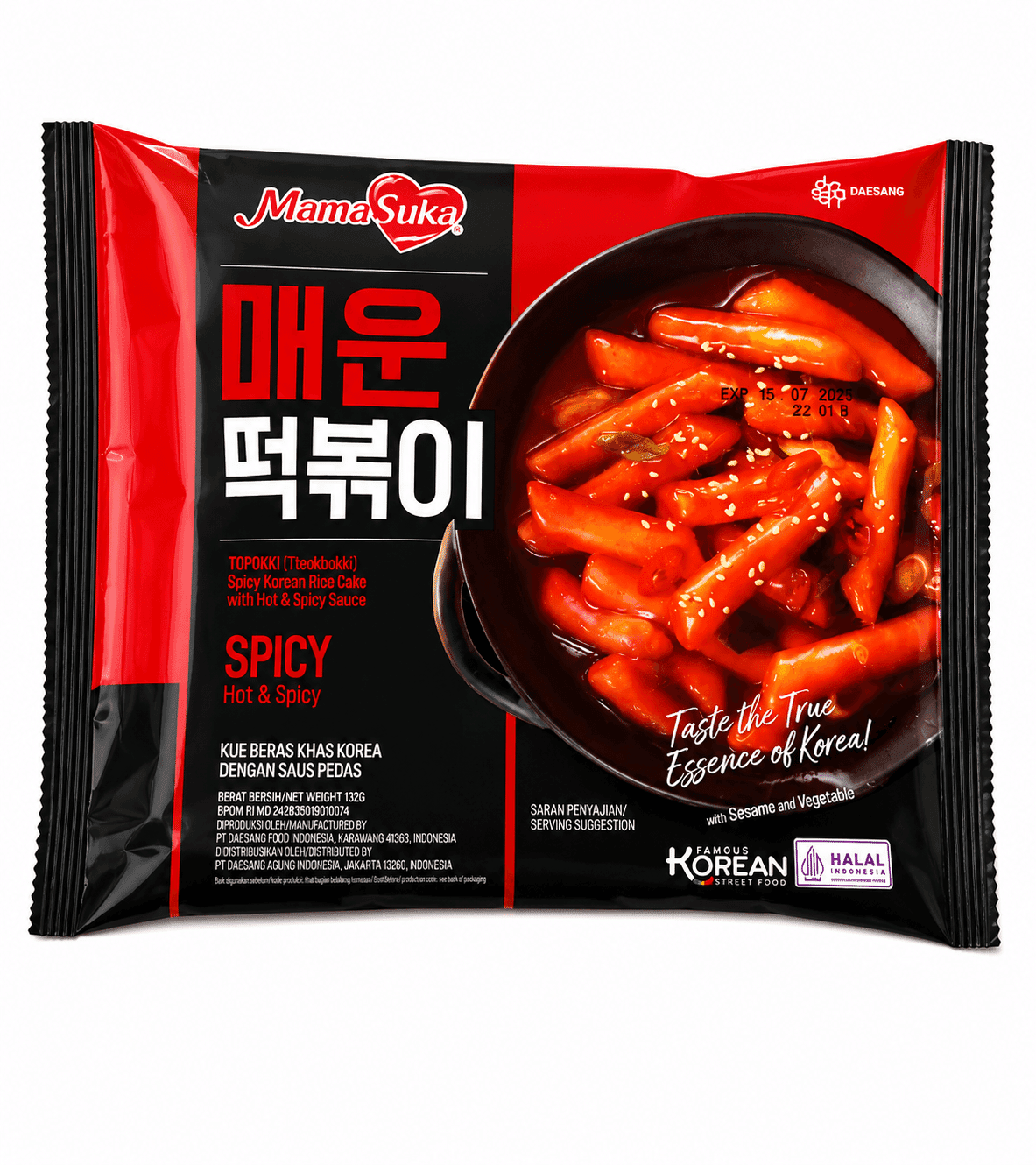 Mama Suka Tteokbokki Instan Pedas 132 gr – 1
