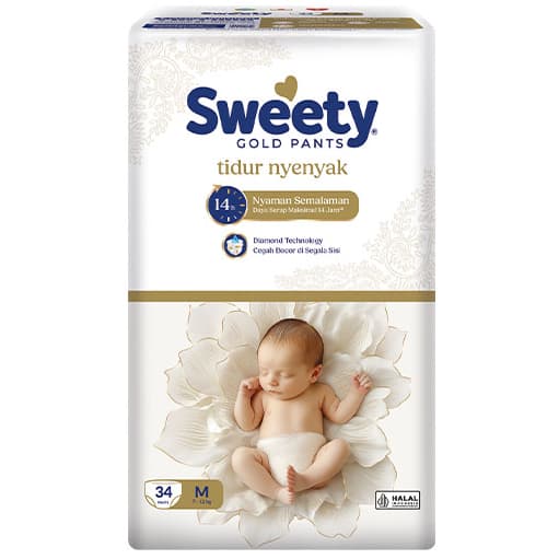 Sweety Gold Pants M 34 pcs – 1