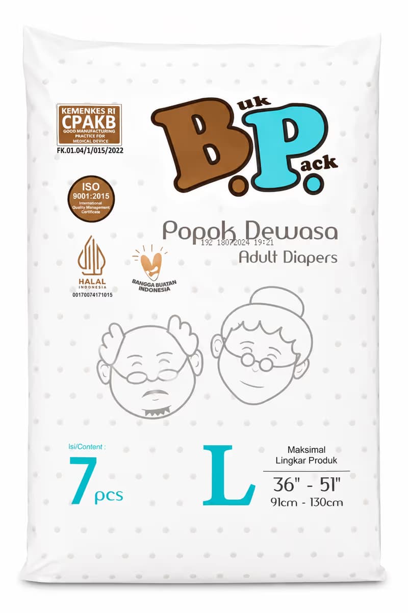 BP Popok Dewasa Ukuran L isi 7 Pcs – 1