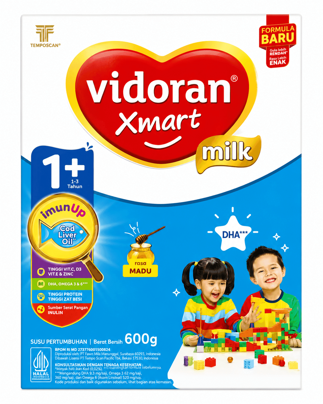 Vidoran Xmart 1 Madu 600 gr – 1