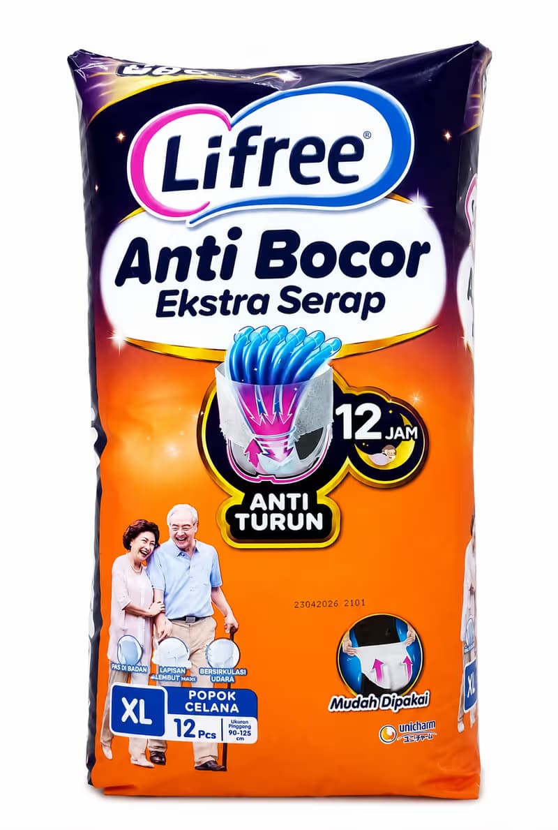 Lifree Popok Celana Extra XL 12 pcs – 1