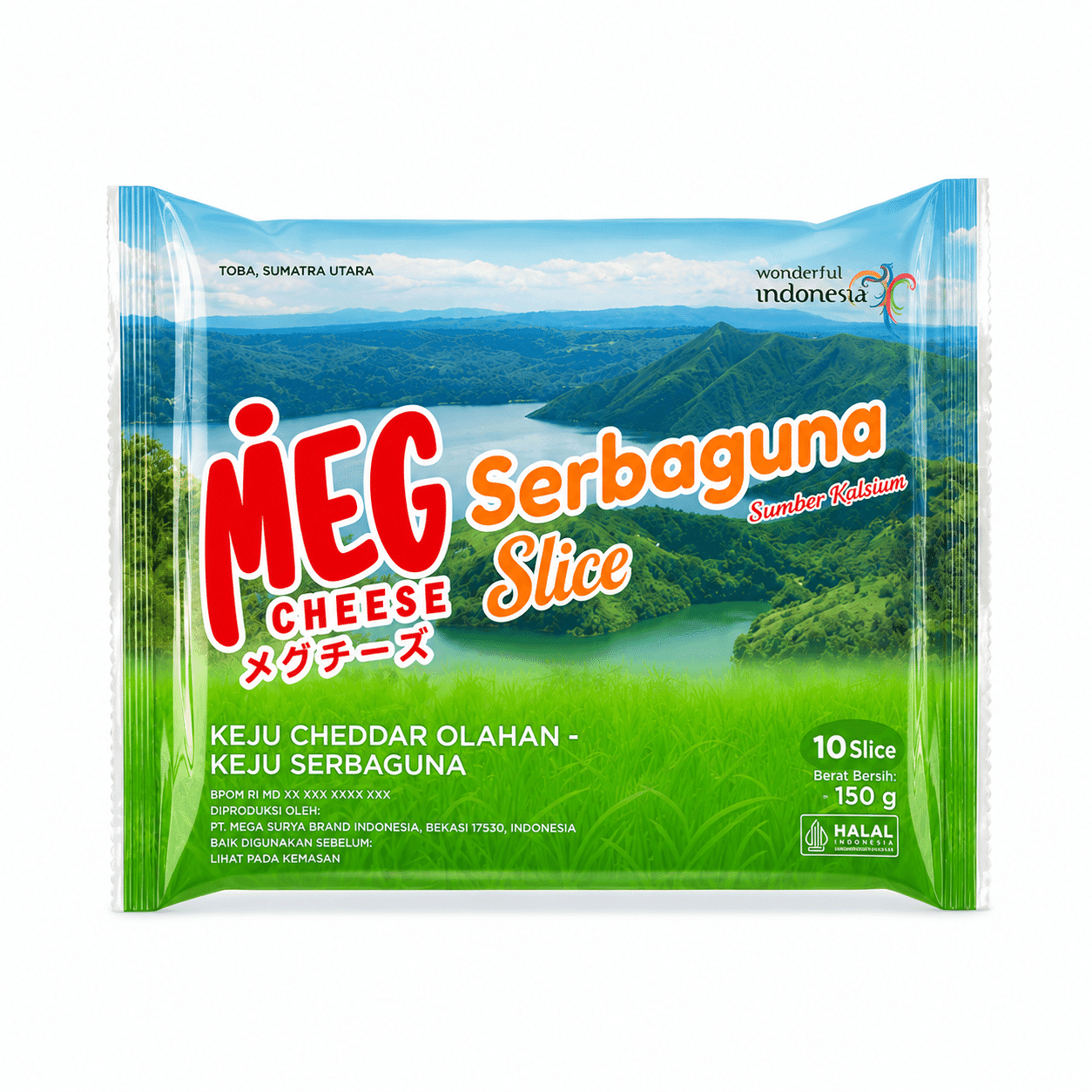 Meg Keju Serbaguna Slice 10 Lembar 150 gr – 1