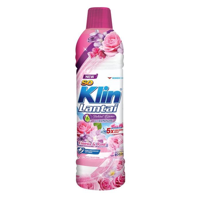 SoKlin Lantai Freesia & Rose Botol 800 ml – 1