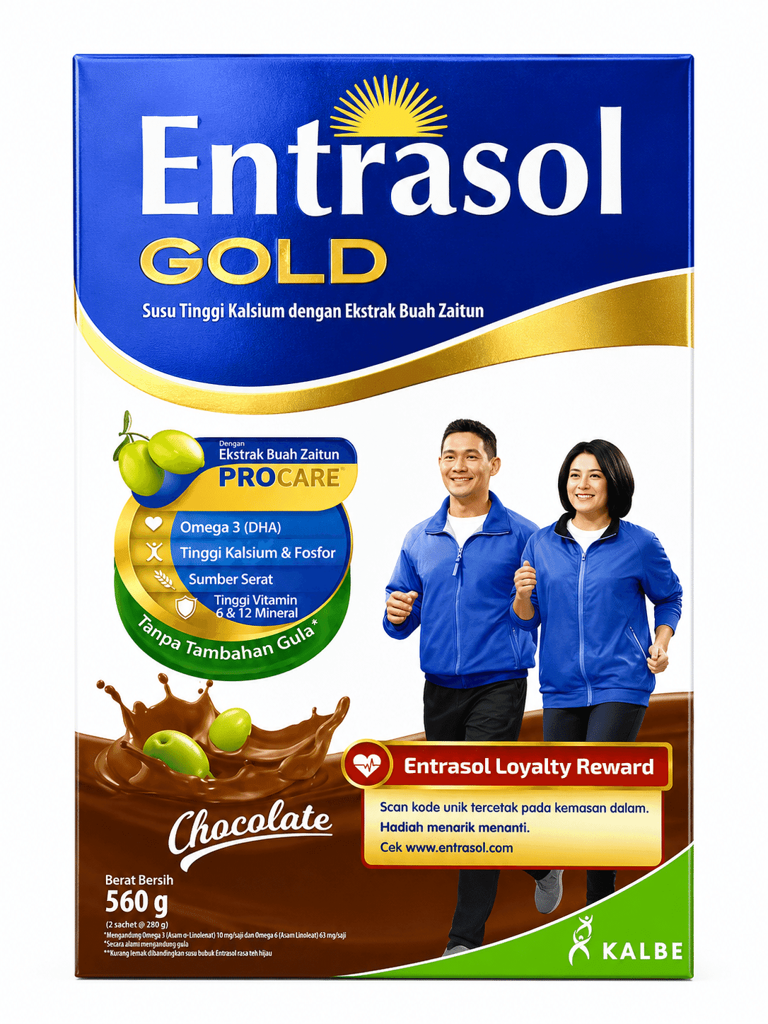 Entrasol Gold Cokelat 560 gr – 1