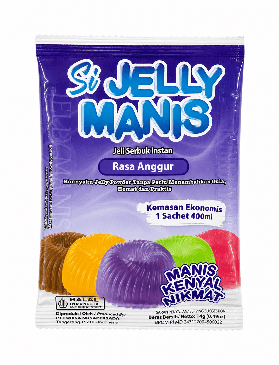Si Jelly Manis Anggur 14 gr – 1