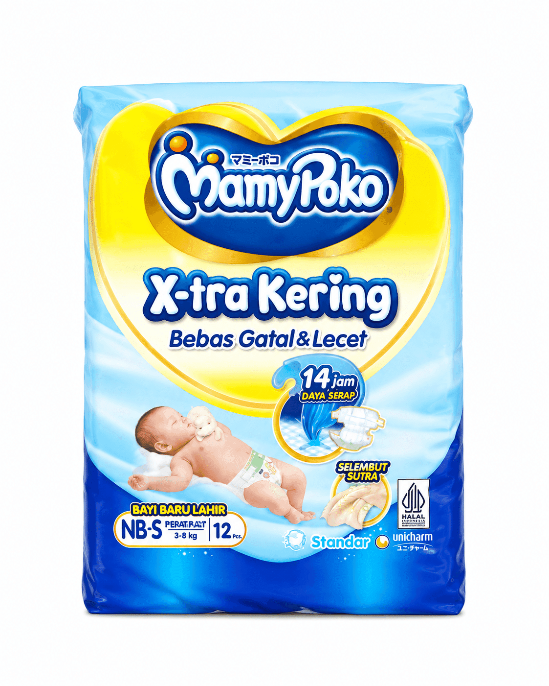 Mamy Poko Popok Perekat Standar S (Isi 12) – 1