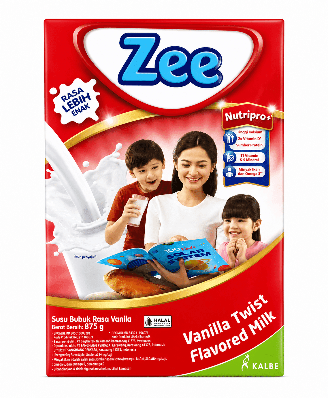 Zee Reguler Vanila Twist 875 gr – 1