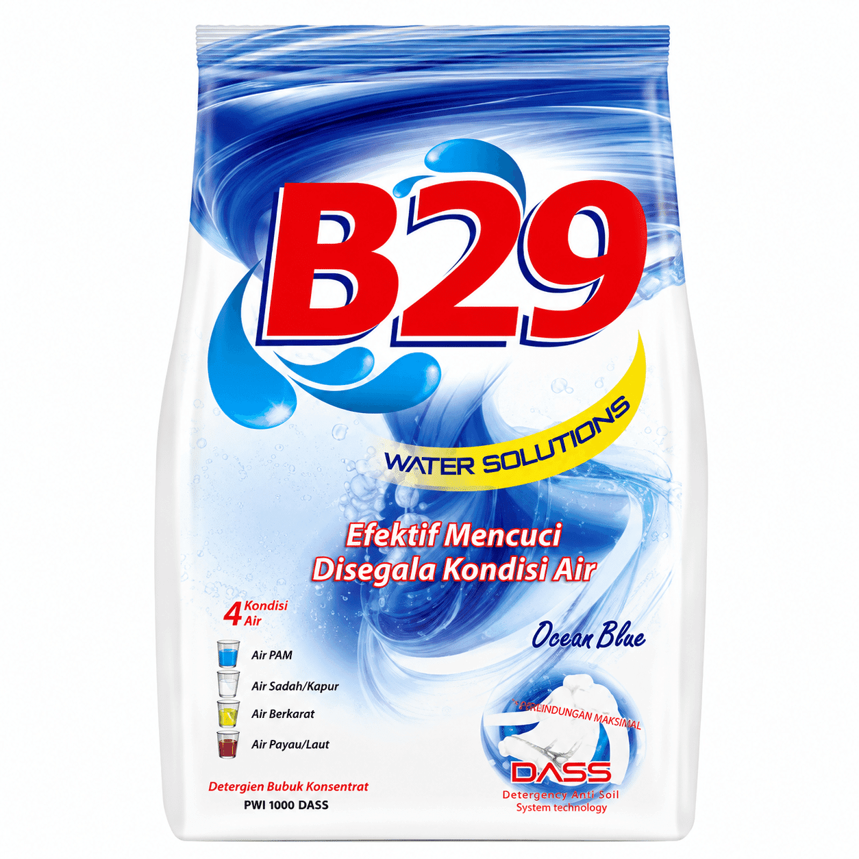 B 29 Pencuci Watersolution Ocean Blue 750 gr – 1
