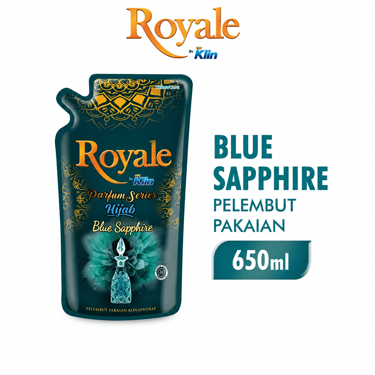 Soklin Royale Hijab Blue Sapphire Pouch 650 ml – 1