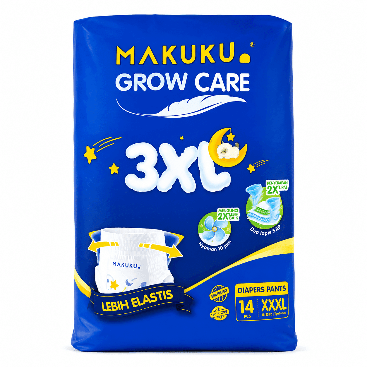 Makuku Diapers Glow Care Xxxl Isi 14 Pcs – 1