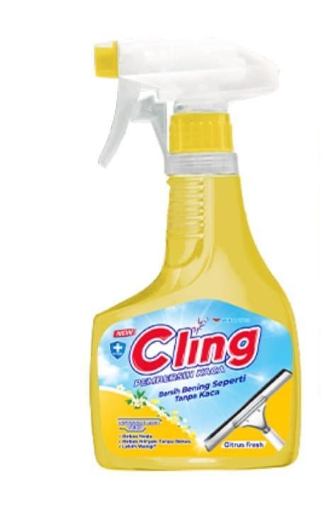 Cling Pembersih Kaca Kuning Botol 440 ml – 1