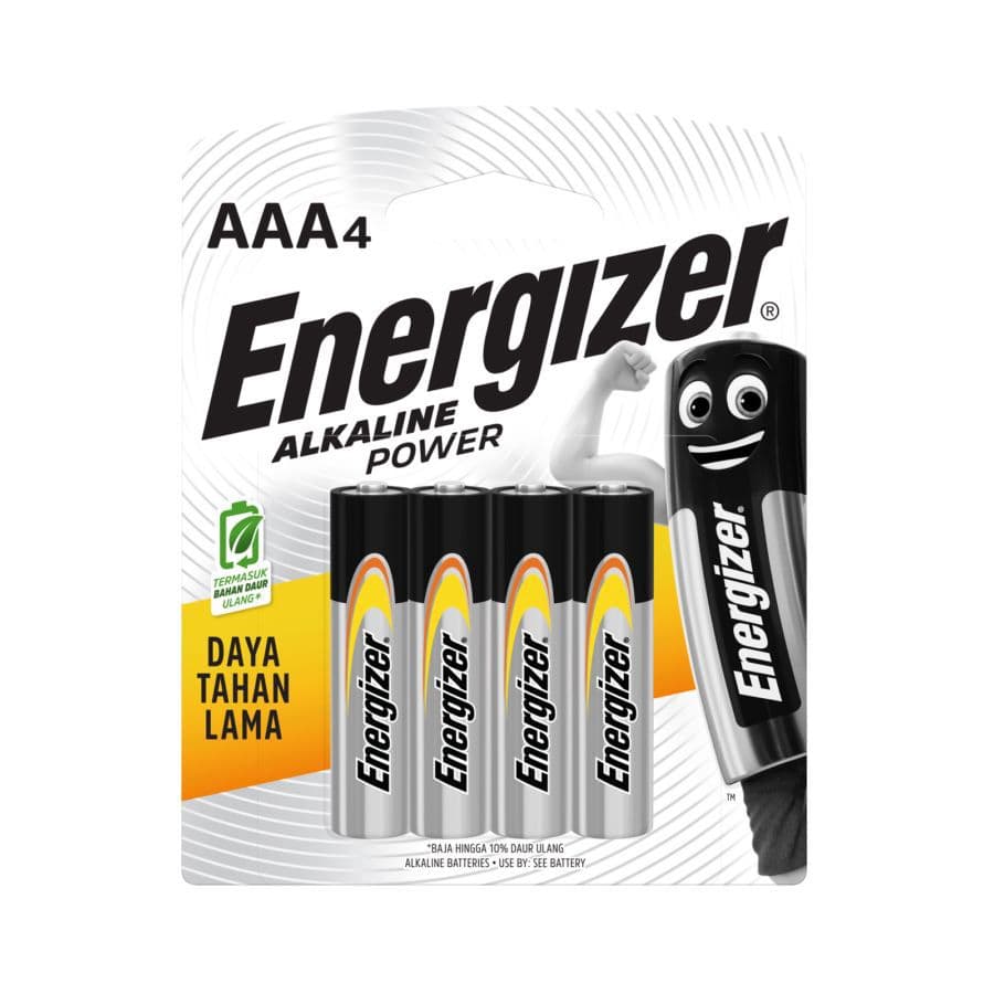 Energizer Alkaline Power Baterai AAA4 E92 4 pcs – 1