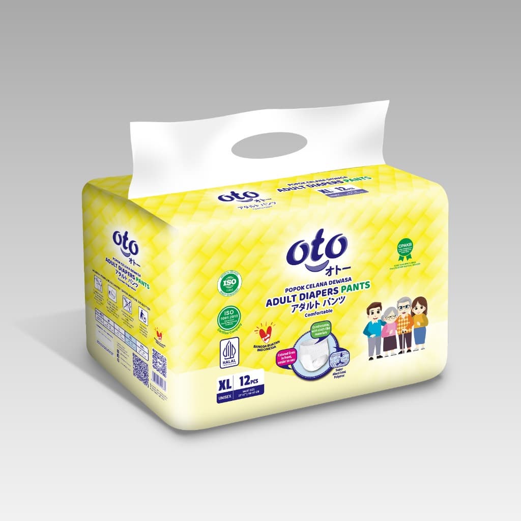 Oto Diapers Pants XL Isi 12 Pcs – 1