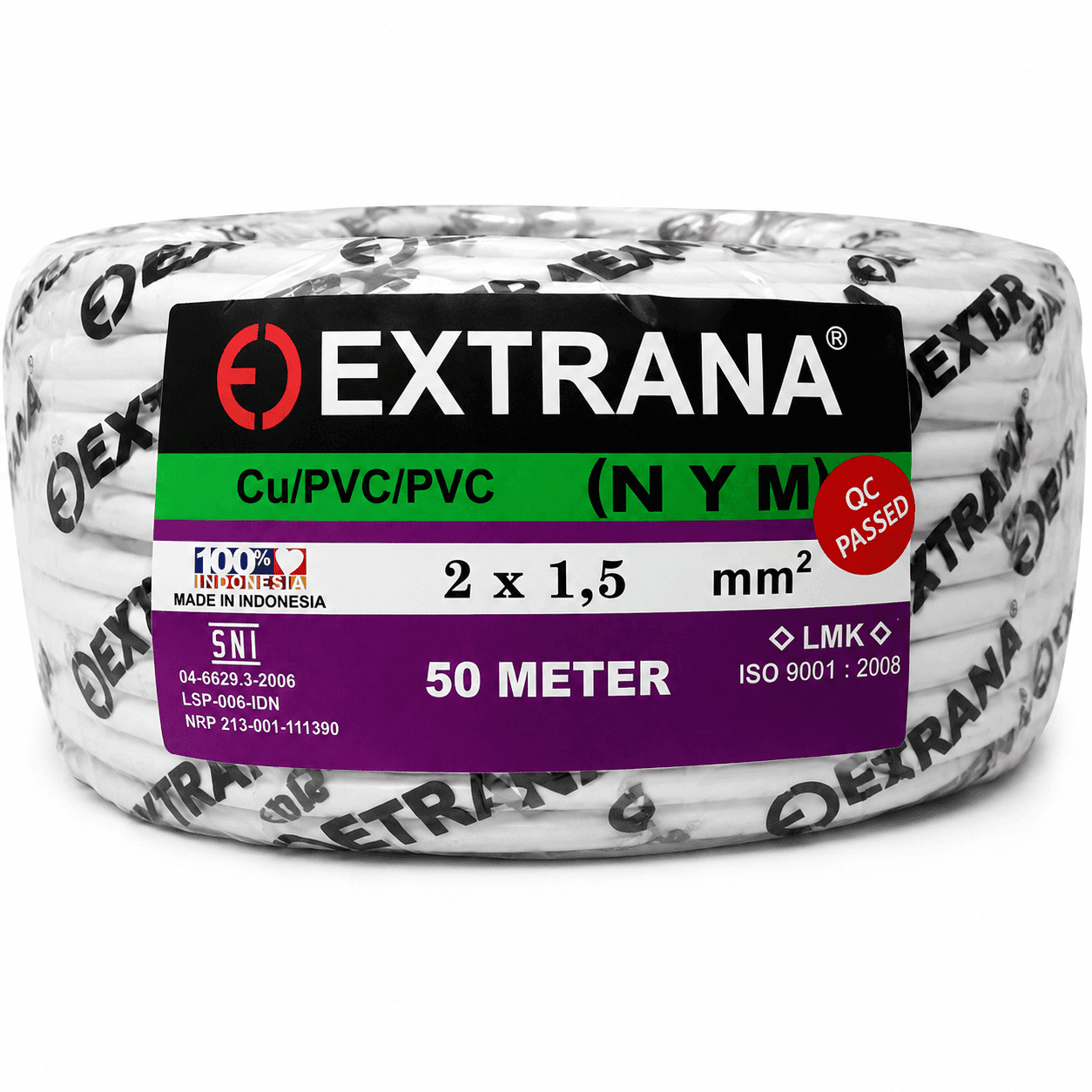Extrana Kabel Nym HY 2x1,5 mm² Per 1 Meter – 1