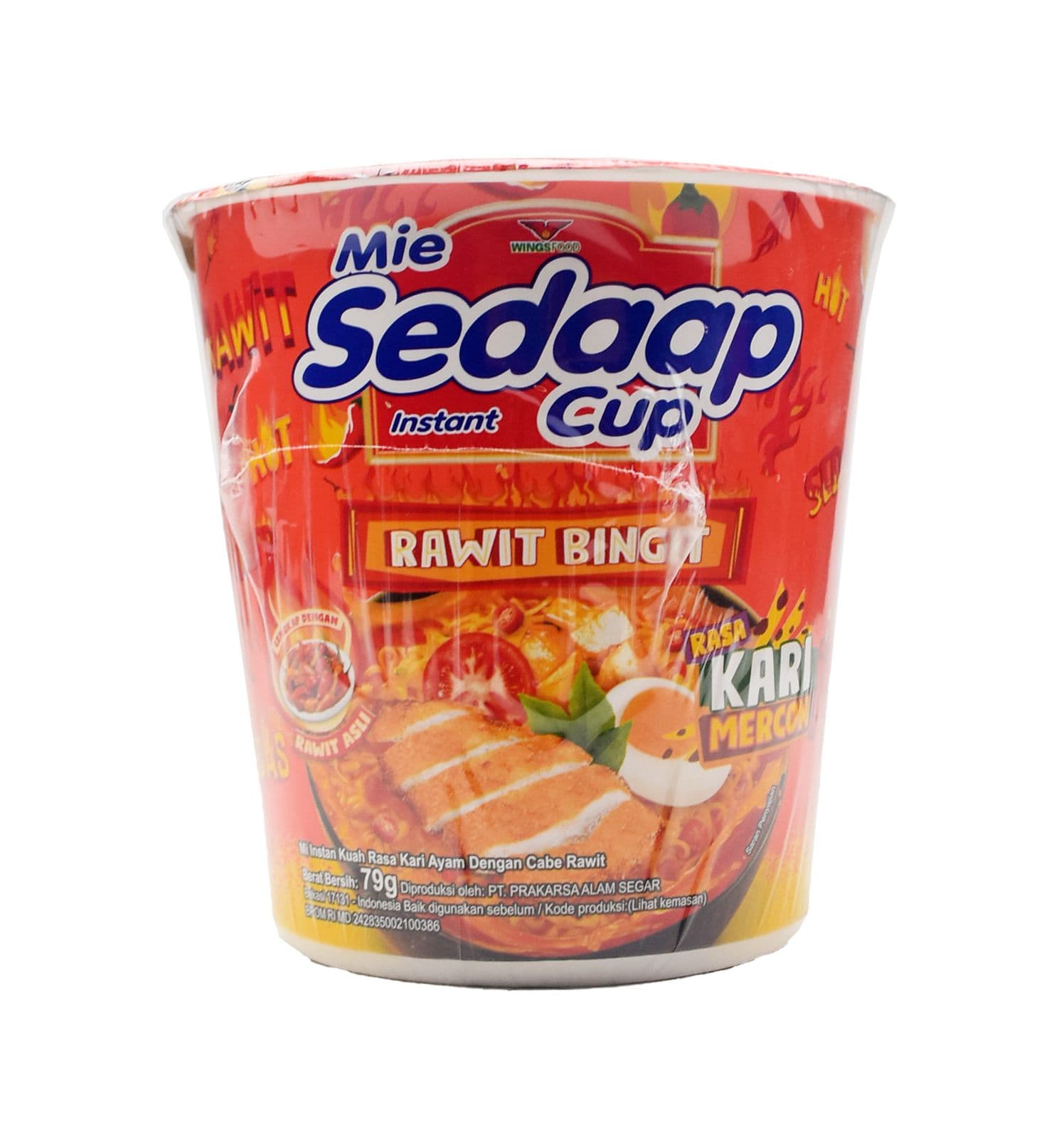 Mie Sedaap Instan Rawit Bingit Kari Mercon Cup 79 gr – 1